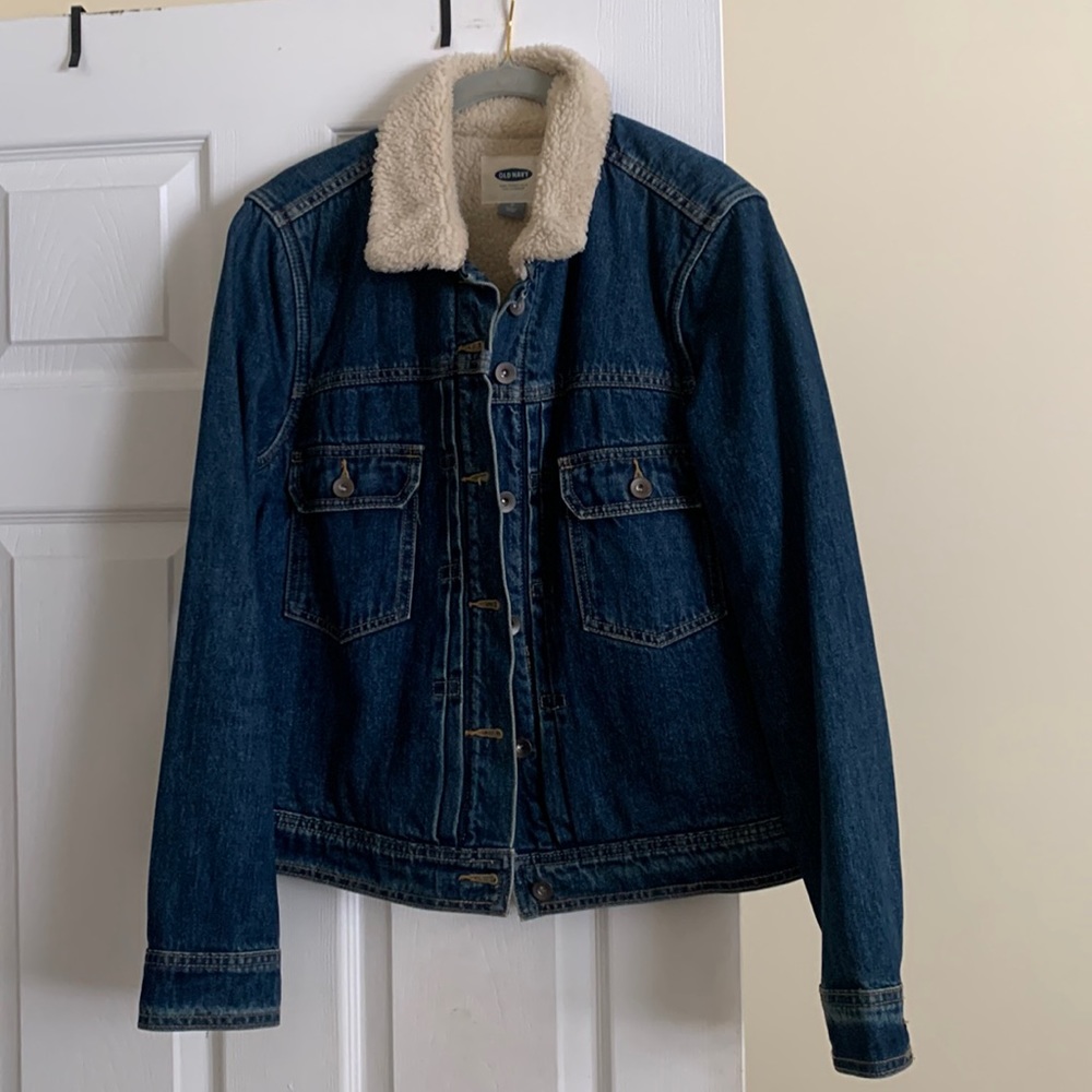 SHERPA LINED DENIM JACKET